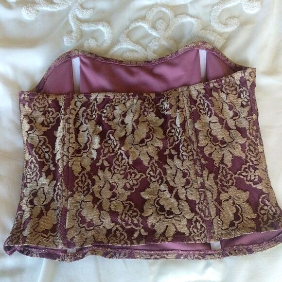 Vintage Corset Style Bustier Lace Top - Picture 3 of 10